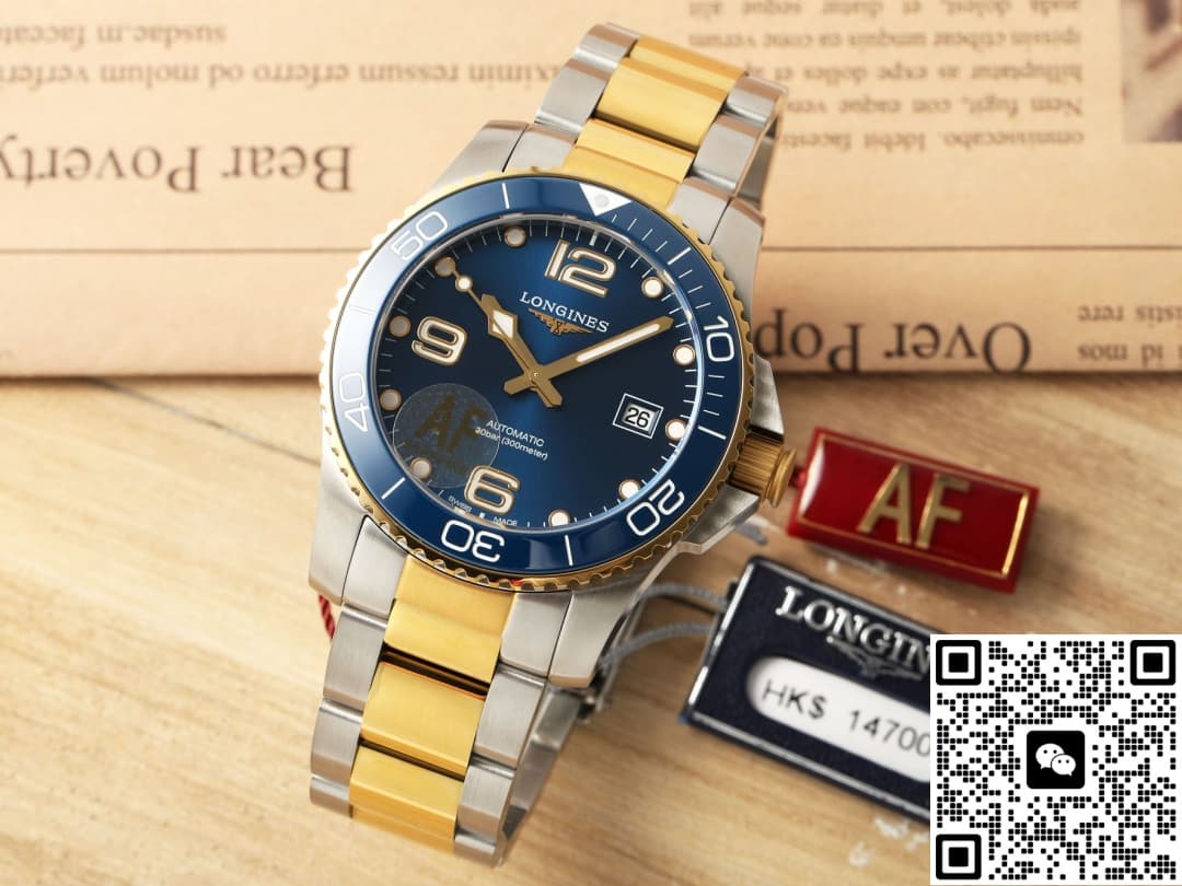 Af Factory Longines Conquest L3 781 3 96 7 Gold Strap — Replica - photo 2