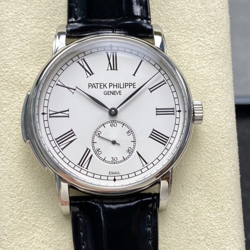 Tw Patek Philippe Super Complication Timepiece 5078P Stainless Steel White Dial — Replica - photo 1