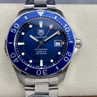 Tar Factory Tag Heuer Aquaracer Wan2111 Ba0822 Blue Bezel — Replica