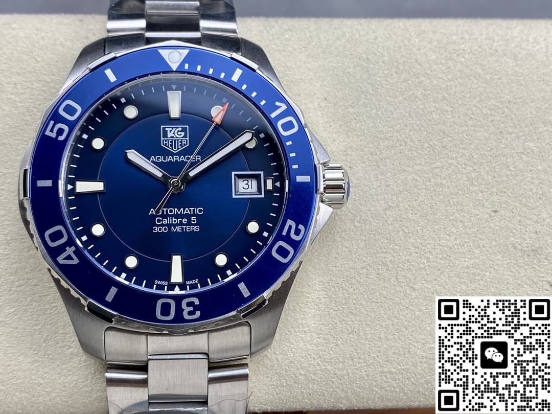 Tar Factory Tag Heuer Aquaracer Wan2111 Ba0822 Blue Bezel — Replica - photo 2