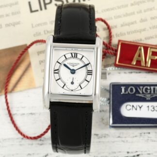 Af Factory Longines Elegant L5 200 4 75 2 Alligator Leather Strap — Replica