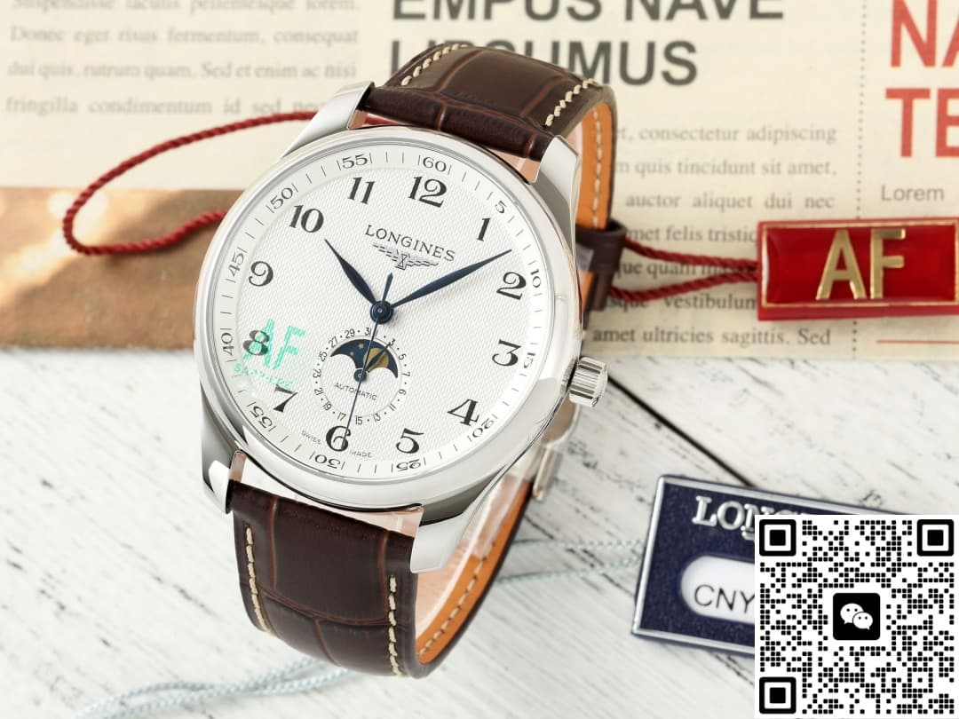 Af Factory Longines Master L2 919 4 78 3 Alligator Leather Strap — Replica - photo 2