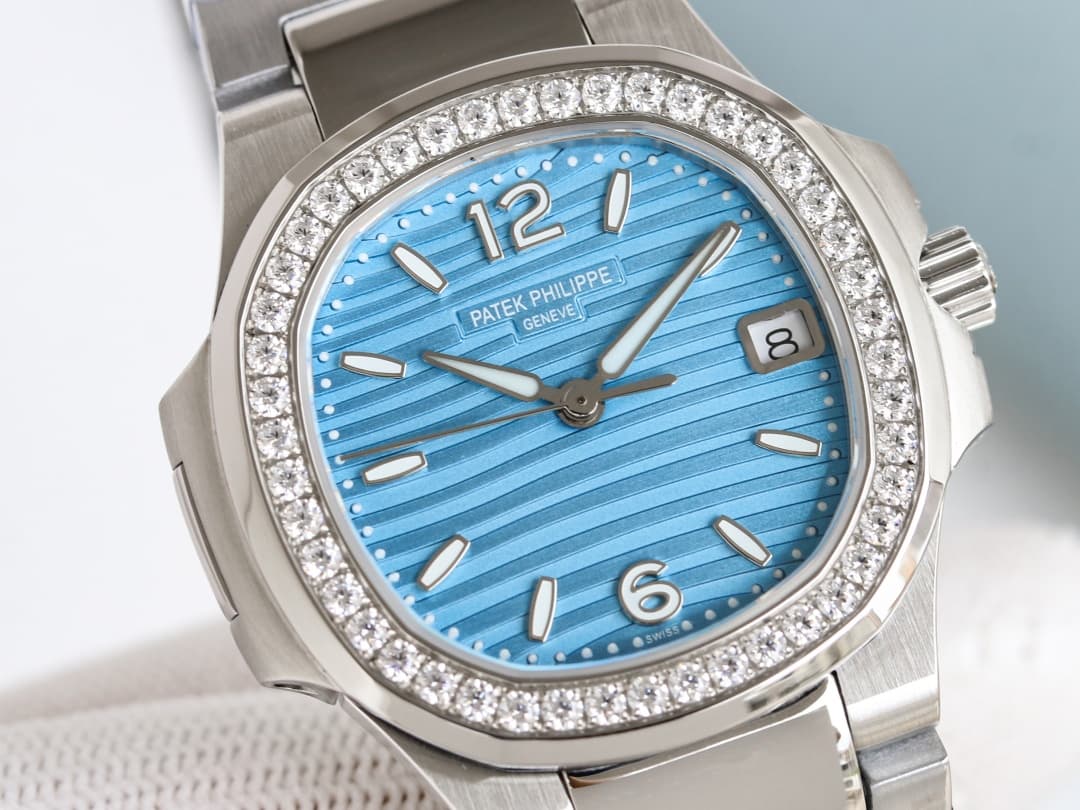 Gr Factory Patek Philippe Sport Elegance 7010 1G 013 Diamond Bezel — Replica - photo 3
