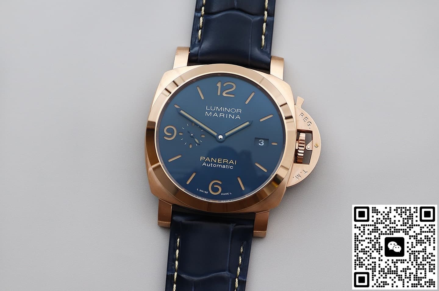 Vs Factory Panerai Lumino Pam01114 Rose Gold Case — Replica - photo 2
