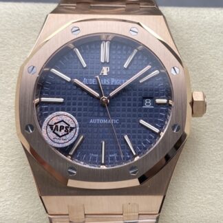 APS厂爱彼15400OR.OO.1220OR.03,复刻爱彼皇家橡树15400OR.OO.1220OR.03蓝色表盘男表价格_多少钱_报价-实名表业高仿手表商城