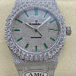 Amg Factory Audemars Piguet Royal Oak 15400St 010 Diamond Hour Markers — Replica