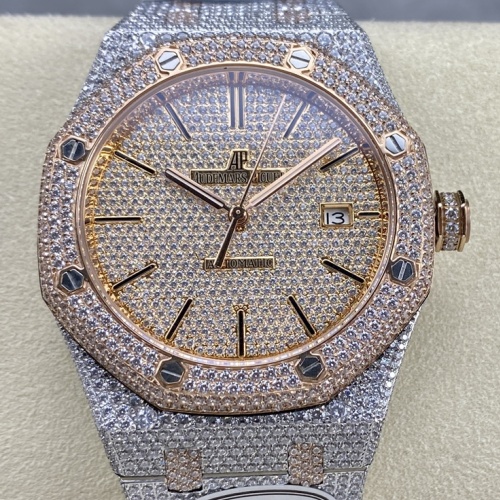 Amg Factory Audemars Piguet Royal Oak 15400Or 022 Diamond Strap — Replica - photo 1