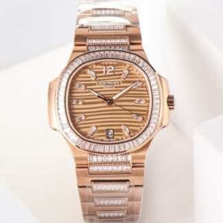 Gr Factory Patek Philippe Sports Elegance 7014 1R 001 Diamond Dial — Replica