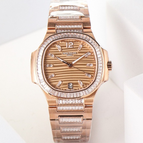 Gr Factory Patek Philippe Sports Elegance 7014 1R 001 Diamond Dial — Replica - photo 1