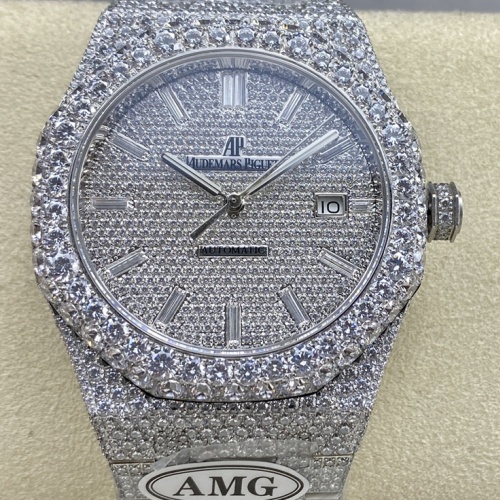 Amg Factory Audemars Piguet Royal Oak 15400St 011 Diamond Bezel — Replica - photo 1