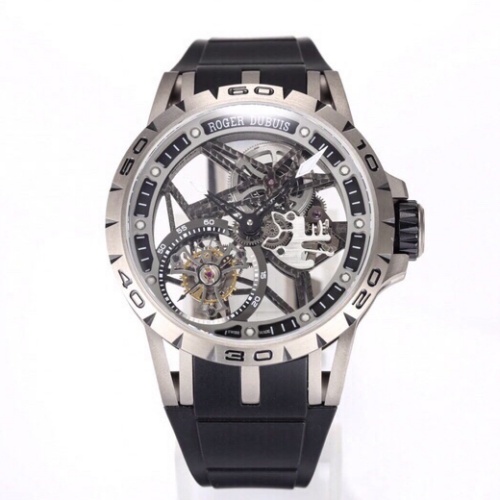 New Factory Roger Dubuis Excalibur Rddbex0479 Tourbillon Titanium Bezel — Replica - photo 1