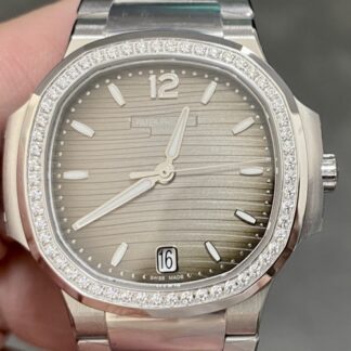 3K厂百达翡丽7118-1200A-011,复刻百达翡丽运动优雅7118-1200A-011女表价格_多少钱_报价-实名表业高仿手表商城