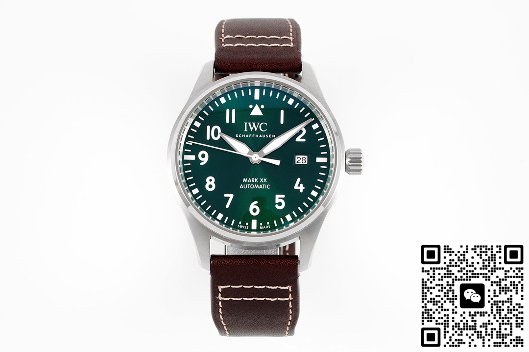 Zf Factory Iwc Pilots Watch Iw328205 Green Dial — Replica - photo 2