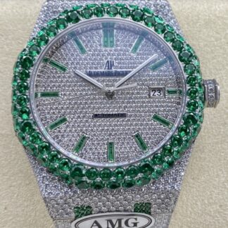 Amg Factory Audemars Piguet Royal Oak 15400St 013 Full Diamond Case — Replica