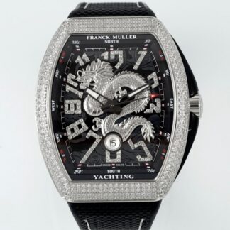 Abf Factory Franck Muller Vanguard Diamond Set Case — Replica
