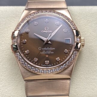 Om Factory Omega Constellation 123 55 38 21 63 001 Diamond Dial — Replica