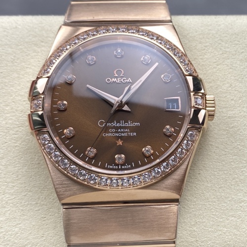 Om Factory Omega Constellation 123 55 38 21 63 001 Diamond Dial — Replica - photo 1