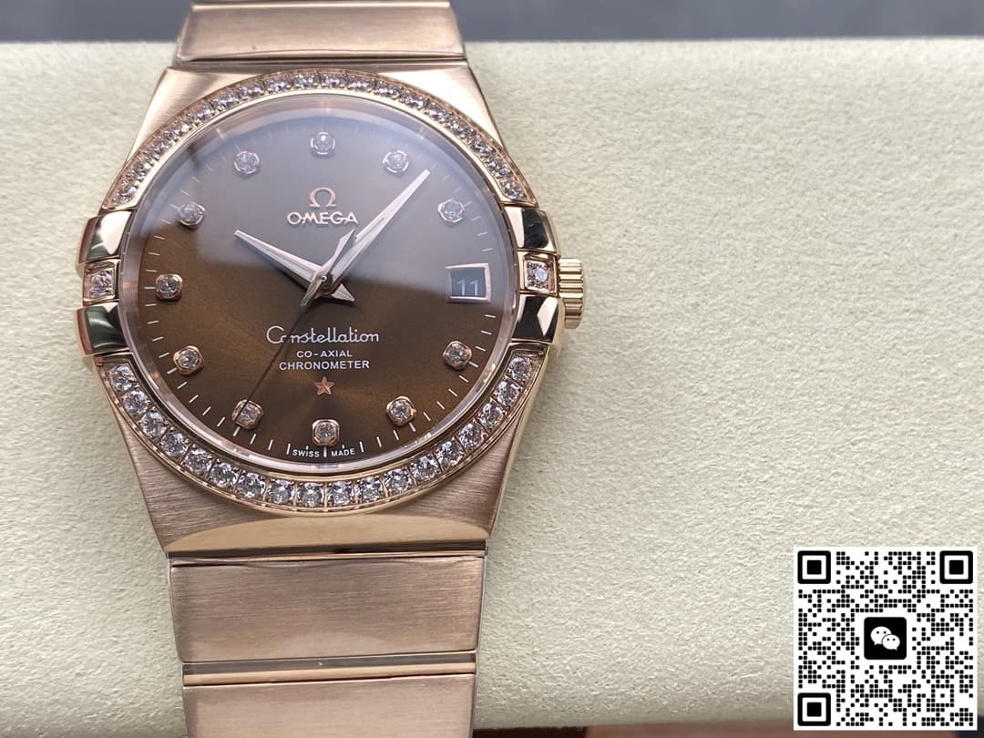 Om Factory Omega Constellation 123 55 38 21 63 001 Diamond Dial — Replica - photo 2