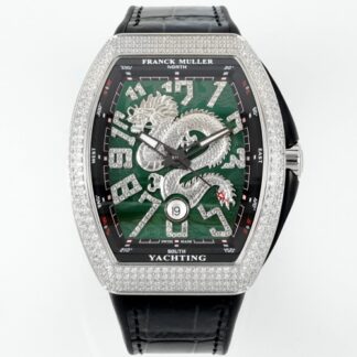 Abf Factory Franck Muller Vanguard Green Dial — Replica