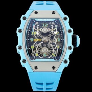 New Factory Richard Miller Rm21 02 Tourbillon Blue Strap — Replica