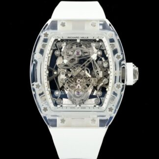 Rm Factory Richard Miller Rm 56 02 Tourbillon White Strap — Replica