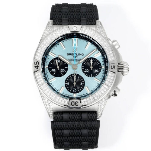 Bls Factory Breitling Chronomat Pb0134101C1S2 Rubber Strap — Replica - photo 1