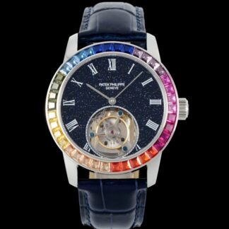 Rms Factory Patek Philippe Tourbillon Leather Strap — Replica