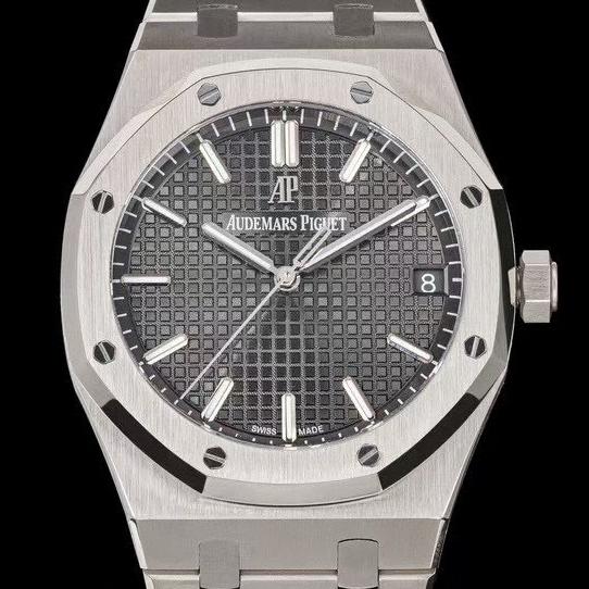 APW厂爱彼15500ST.OO.1220ST.02,复刻爱彼皇家橡树15500ST.OO.1220ST.02日期显示男表价格_多少钱_报价-实名表业高仿手表商城