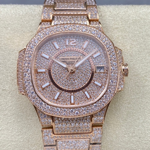 Gr Factory Patek Philippe Nautilus 7021 1R 001 Diamond Set Case — Replica - photo 1