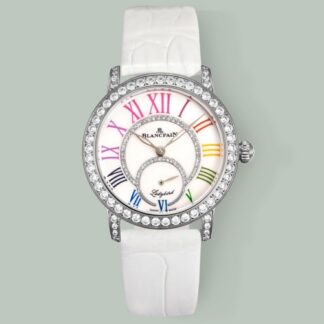 V Factory Blancpain Womens 3661A 1954 95 A White Strap — Replica