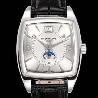 TW厂百达翡丽5135G-001,复刻百达翡丽复杂功能时计5135G-001日期显示表盘男表价格_多少钱_报价-实名表业高仿手表商城