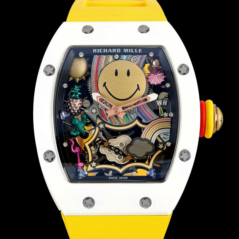 New Factory Richard Mille Tourbillon Rm88 White Ceramic Case — Replica - photo 1
