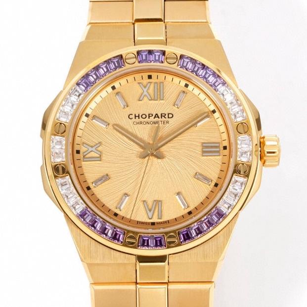 GH厂萧邦雪山傲翼,复刻萧邦雪山傲翼金色表盘男表价格_多少钱_报价-实名表业高仿手表商城