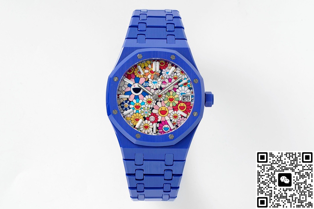 Aps Factory Audemars Piguet Royal Oak 15500 Blue Ceramic Case — Replica - photo 2