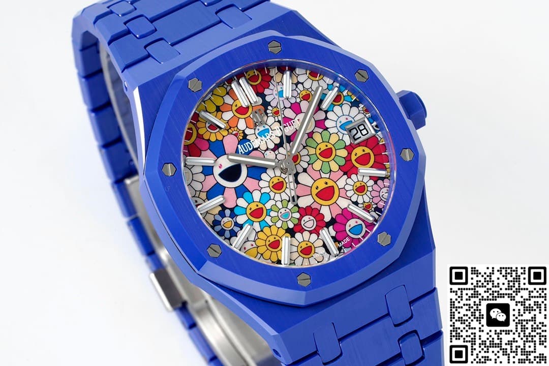 Aps Factory Audemars Piguet Royal Oak 15500 Blue Ceramic Case — Replica - photo 4