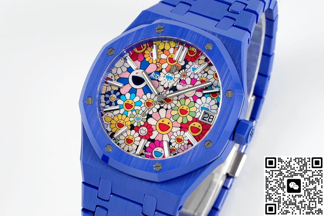 Aps Factory Audemars Piguet Royal Oak 15500 Blue Ceramic Case — Replica - photo 3