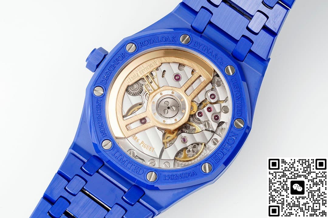 Aps Factory Audemars Piguet Royal Oak 15500 Blue Ceramic Case — Replica - photo 10
