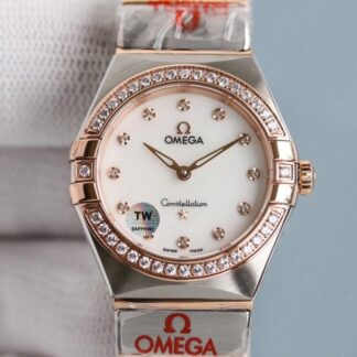 TW厂欧米茄131.25.28.60.55.001,复刻欧米茄星座131.25.28.60.55.001镶钻表圈女表价格_多少钱_报价-实名表业高仿手表商城