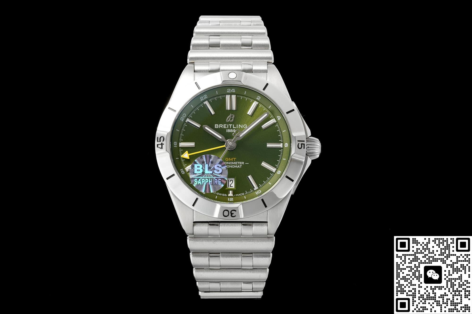 Bls Factory Breitling Chronomat A32398A11L1A1 Dual Time Zone Dial — Replica - photo 2