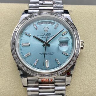 QF厂劳力士m228396tbr-0002,复刻劳力士星期日历型m228396tbr-0002元首型表带男表价格_多少钱_报价-实名表业高仿手表商城