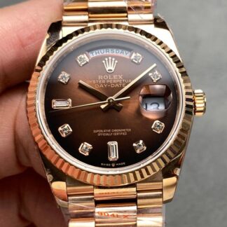 QF厂劳力士m128235-0037,复刻劳力士星期日历型m128235-0037 36MM女表价格_多少钱_报价-实名表业高仿手表商城