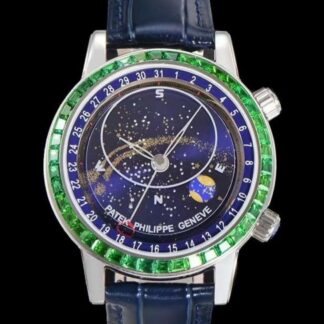 3K Factory Patek Philippe Grand Complications 6104 13P 010 Date Display Dial — Replica