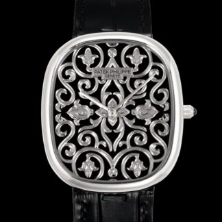 Omf Factory Patek Philippe Golden Ellipse 5738 51G 001 With Alligator Leather Strap — Replica