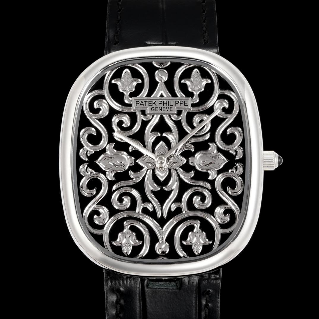 Omf Factory Patek Philippe Golden Ellipse 5738 51G 001 With Alligator Leather Strap — Replica - photo 1