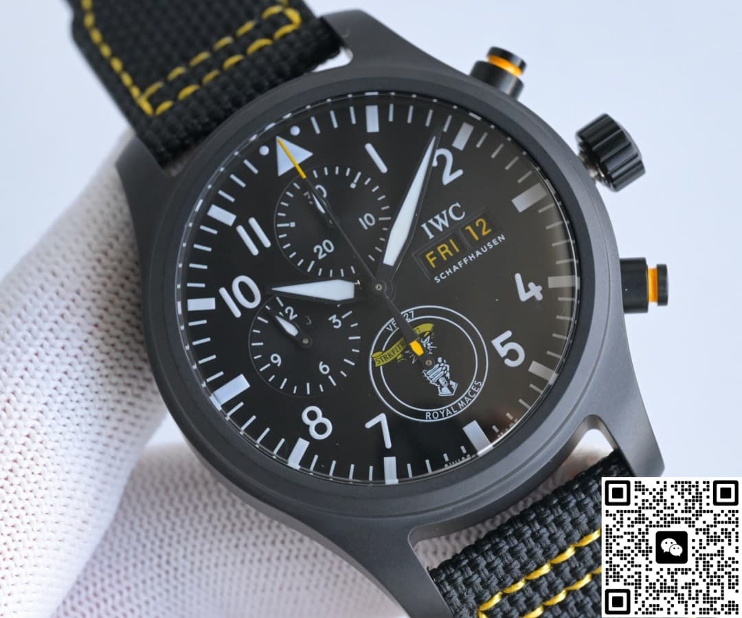 Tw Factory Iwc Pilot Iw389107 Date Display Dial — Replica - photo 3