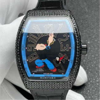 ABF厂法穆兰V43 CH JSR,复刻法穆兰Vanguard Crazy Hours Jisbar V43 CH JSR镶钻表壳男表价格_多少钱_报价-实名表业高仿手表商城