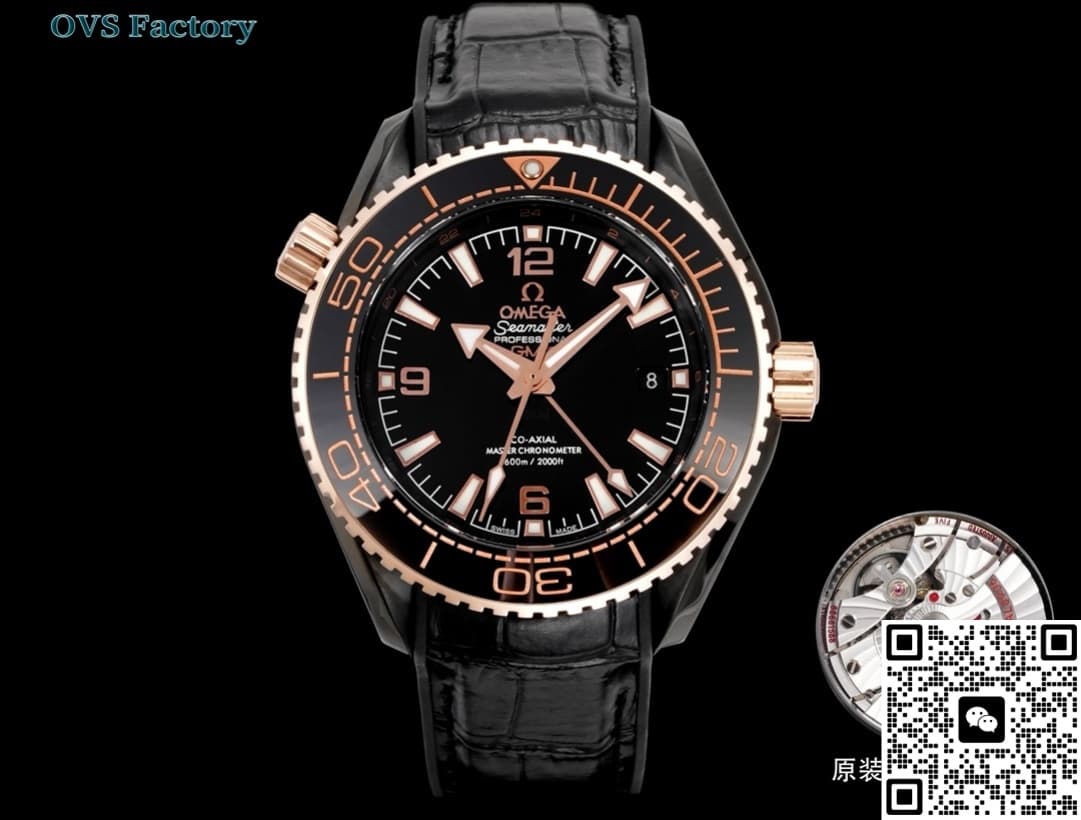 Ovs Factory Omega Seamaster 215 63 46 22 01 001 Black Ceramic Case — Replica - photo 2
