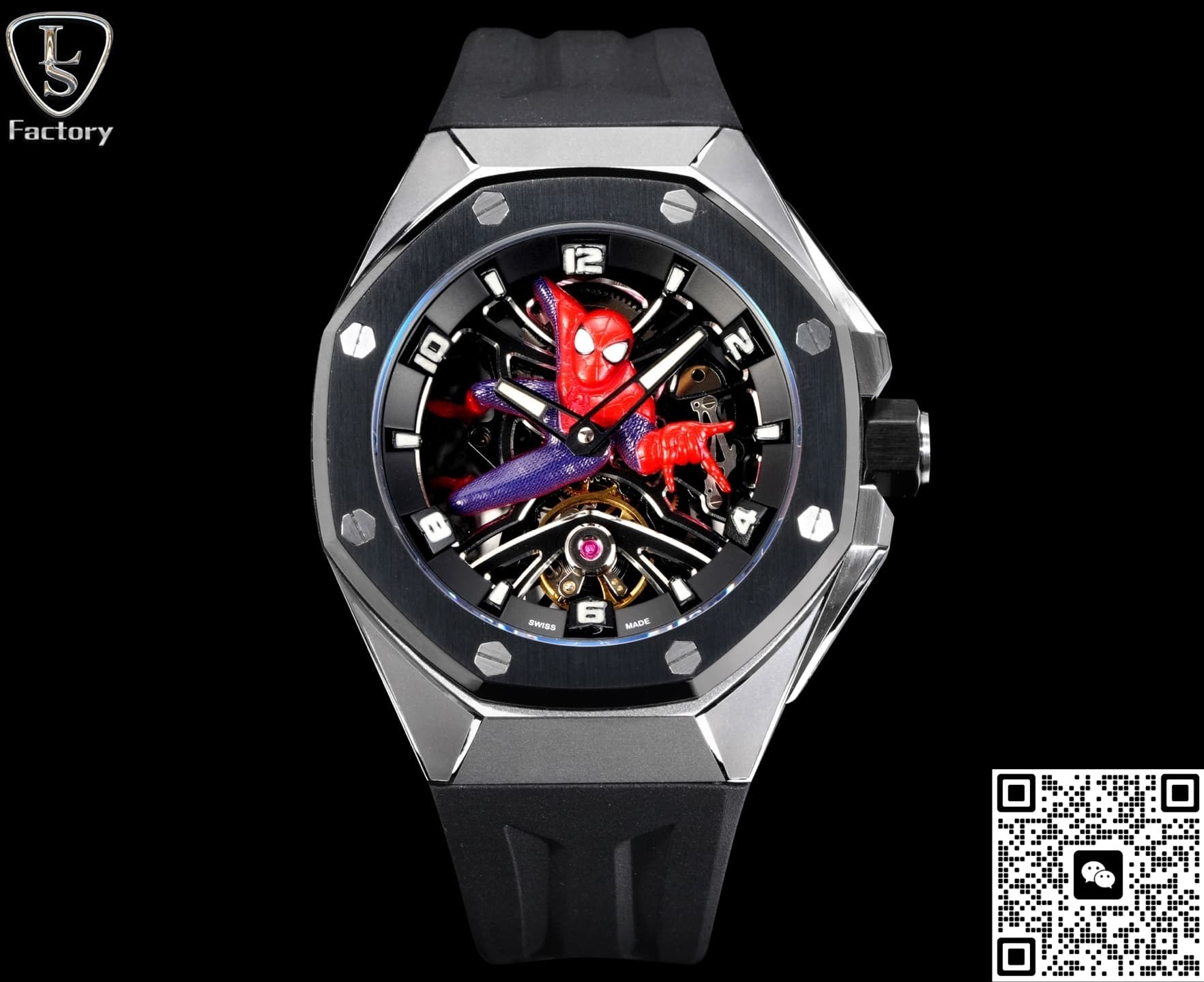 Ls Factory Audemars Piguet Royal Oak Concept Tourbillon 26631Io Oo D002Ca 01 Spider Man — Replica - photo 2