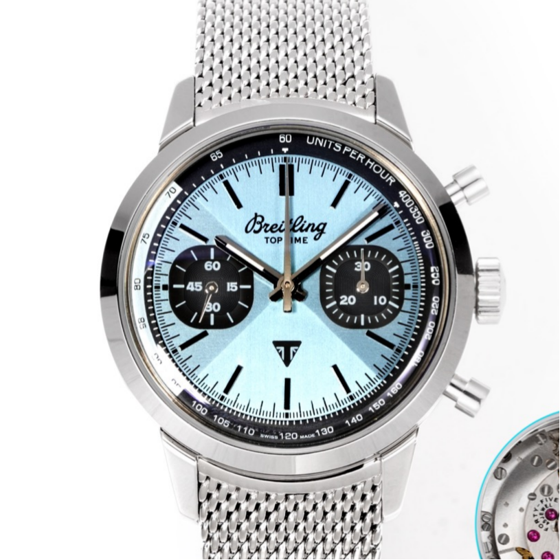 Bls Factory V2 Version Breitling Top Time Ab01764A1C1X1 Blue Dial — Replica - photo 1