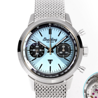 BLS厂百年灵AB01764A1C1X1,复刻百年灵TOP TIME AB01764A1C1X1蓝色表盘男表价格_多少钱_报价-实名表业高仿手表商城